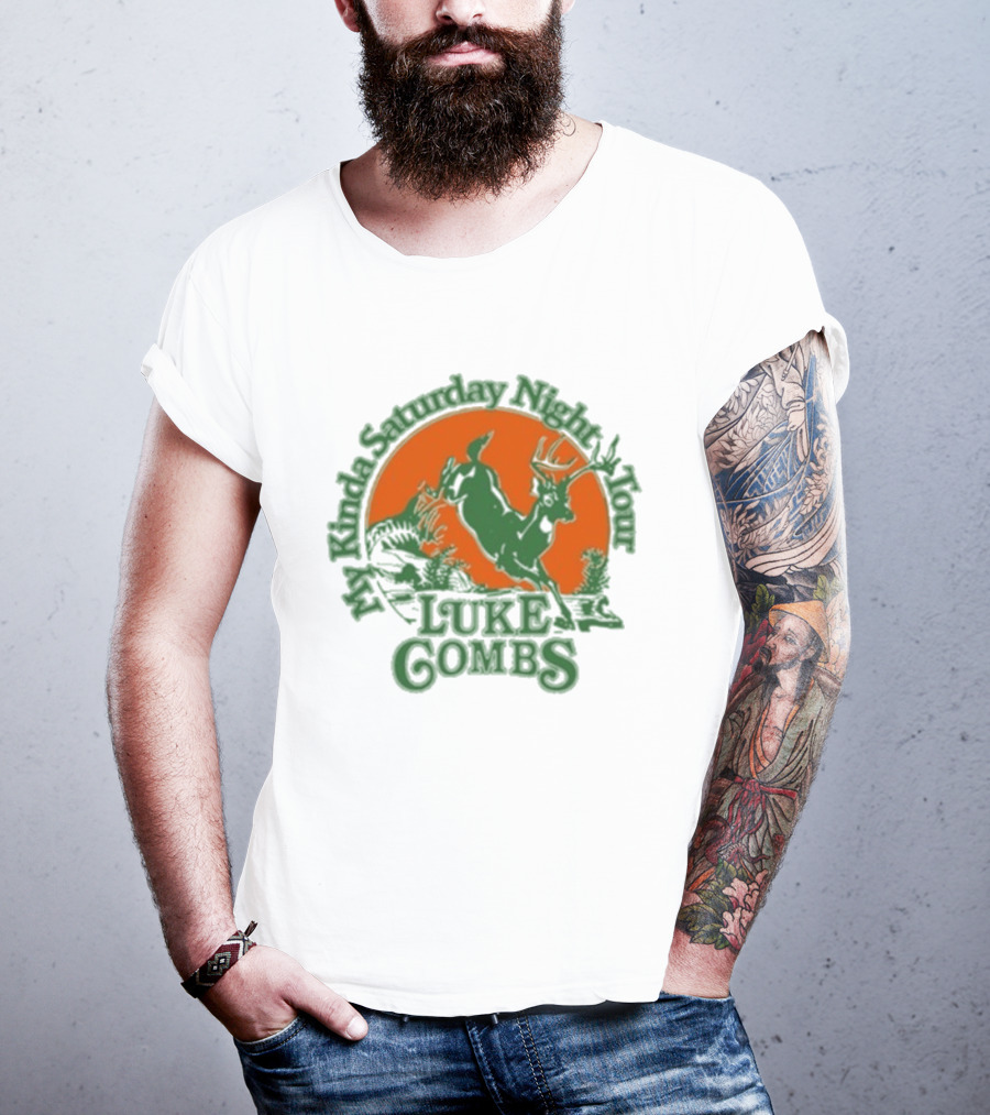 Luke Combs My Kinda Saturday Night Deer Tour 2026 T-Shirt