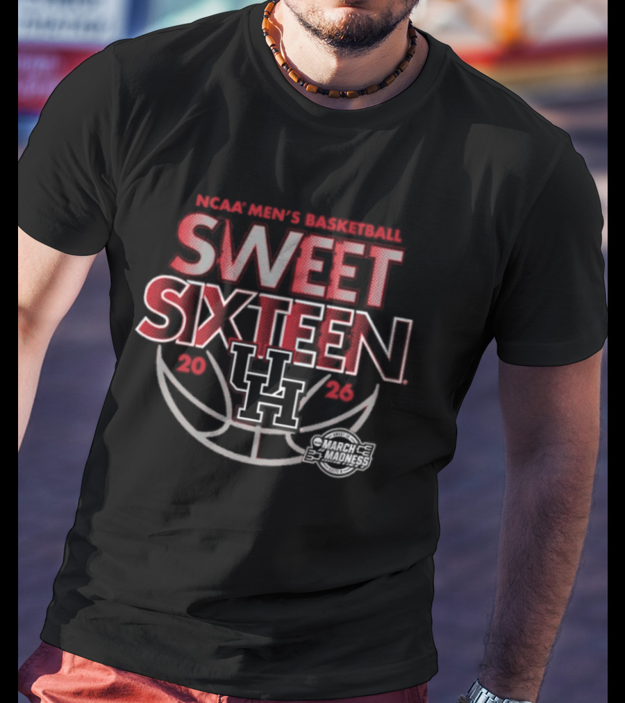 NCAA Men's Basketball UH Sweet Sixteen 2026 March Madness T-Shirt