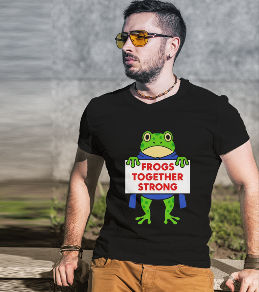 Frogs Together Strong Portland Newsom T-Shirt