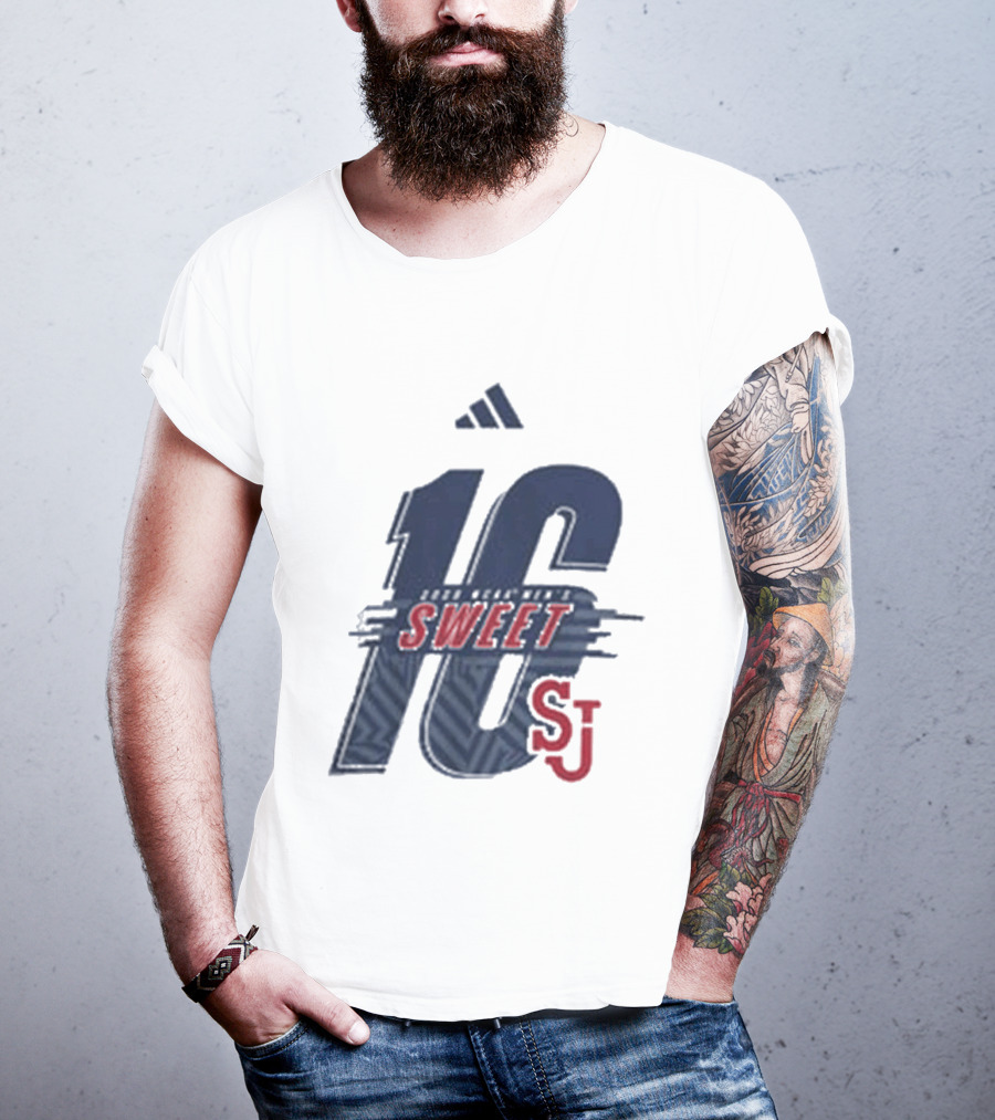 St. John's University Men's Basketball Sweet 16 SJ 2026 T-Shirt