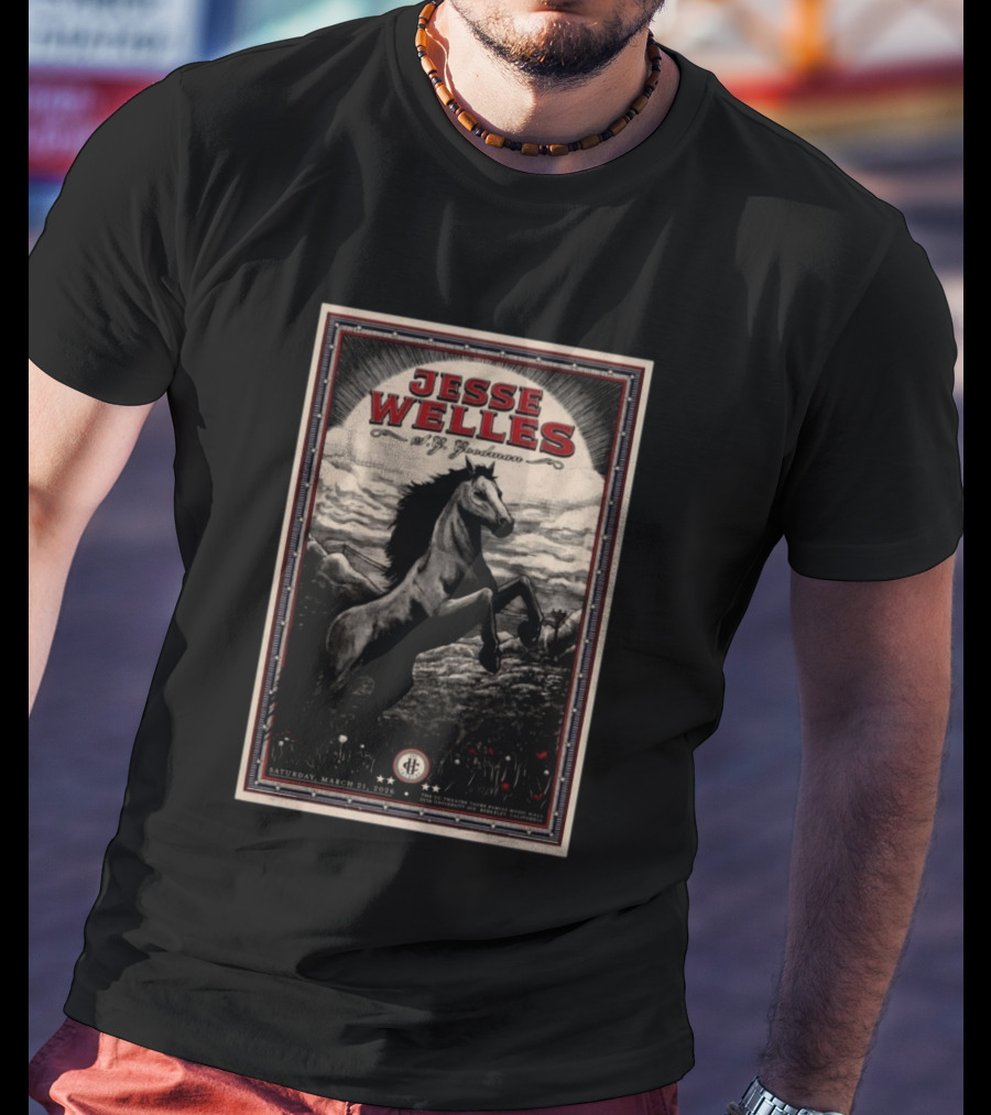 Jesse Welles A. F. Goodman Berkeley CA March 21 2026 Horse Event T-Shirt