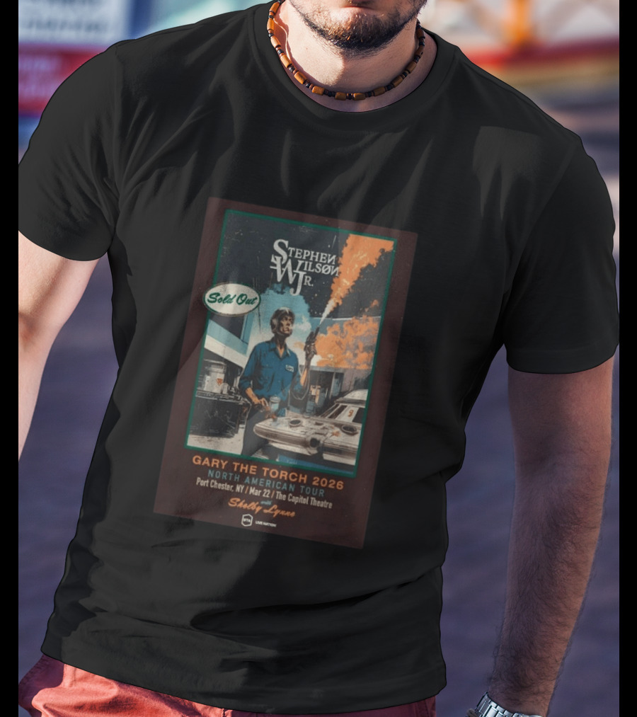 Stephen Wilson Jr. Sold Out Gary The Torch 2026 North American Tour Port Chester Capitol Theatre Mar 22 Shelby Lynne T-Shirt