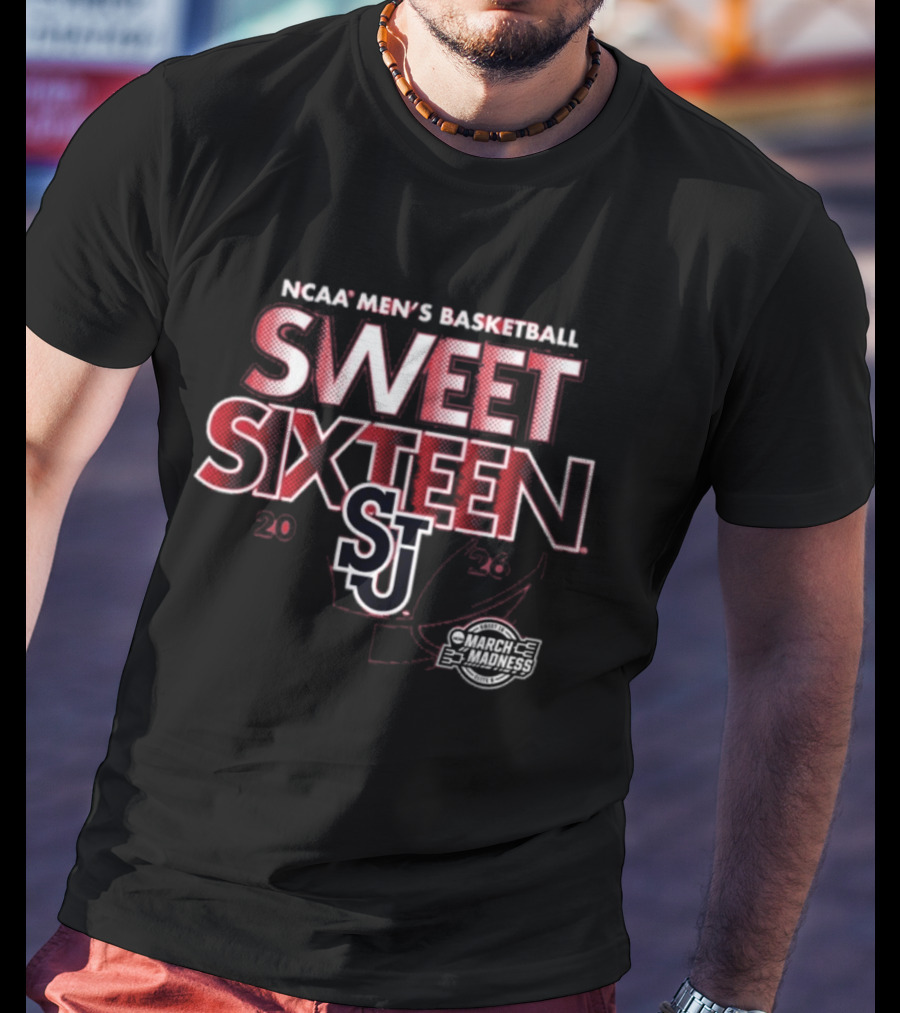 NCAA Men's Basketball Sweet Sixteen 2026 St. John's T-Shirt