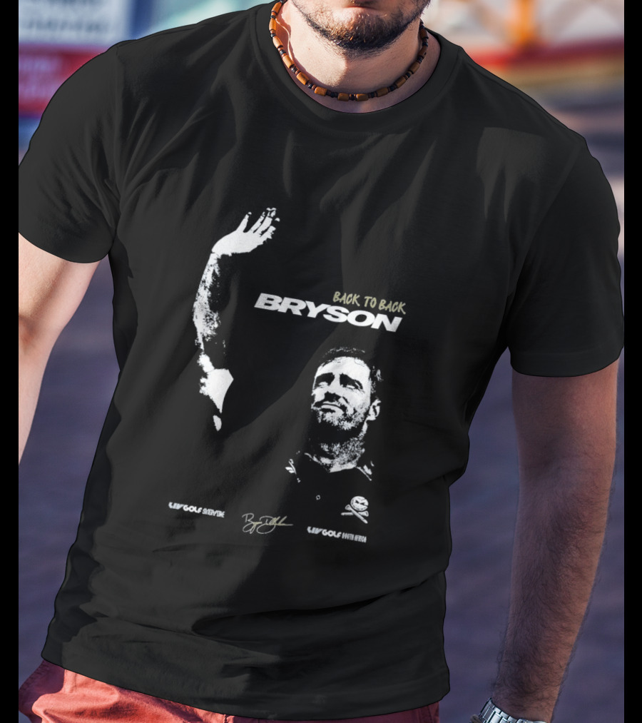 Bryson Back To Back LIV Golf Victory Celebration T-Shirt