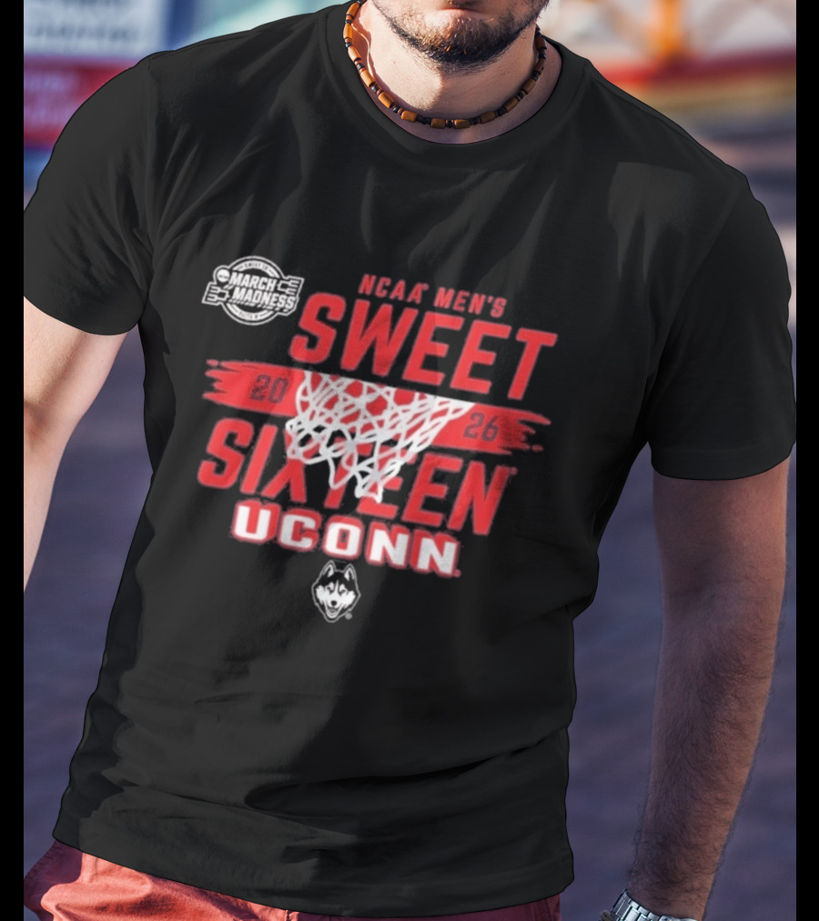 UConn NCAA Men's Sweet Sixteen 2026 T-Shirt