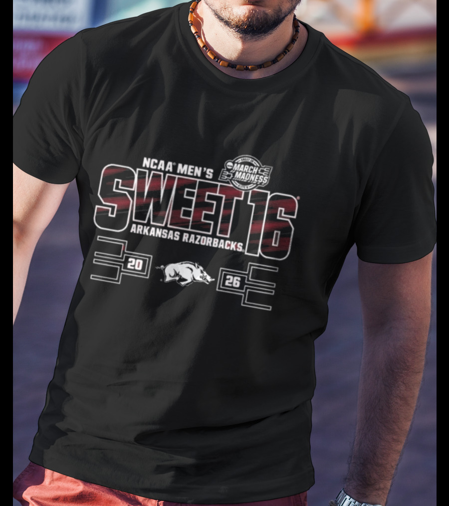 NCAA Men's Basketball Arkansas Razorbacks Sweet 16 1991 1996 T-Shirt