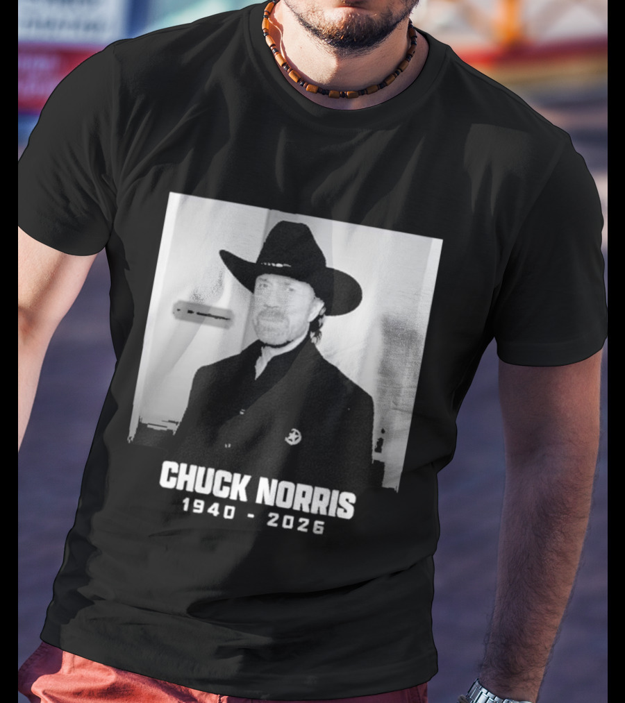 Chuck Norris Rest In Peace 2026 Cowboy Hat T-Shirt