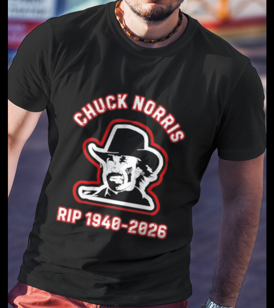 Rip Chuck Norris 1940 2026 Cowboy Hat T-Shirt