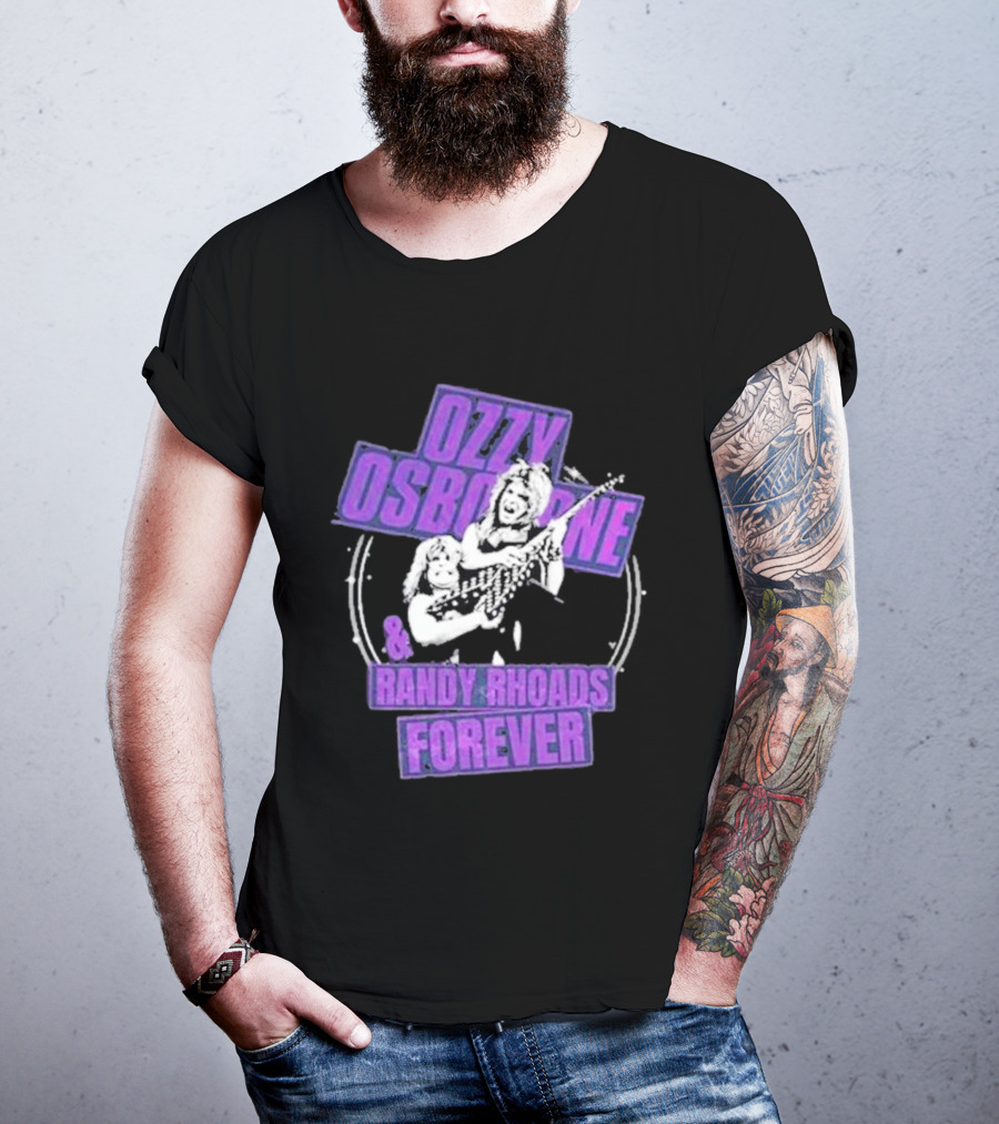 Ozzy Osbourne Randy Rhoads Forever Purple T-Shirt