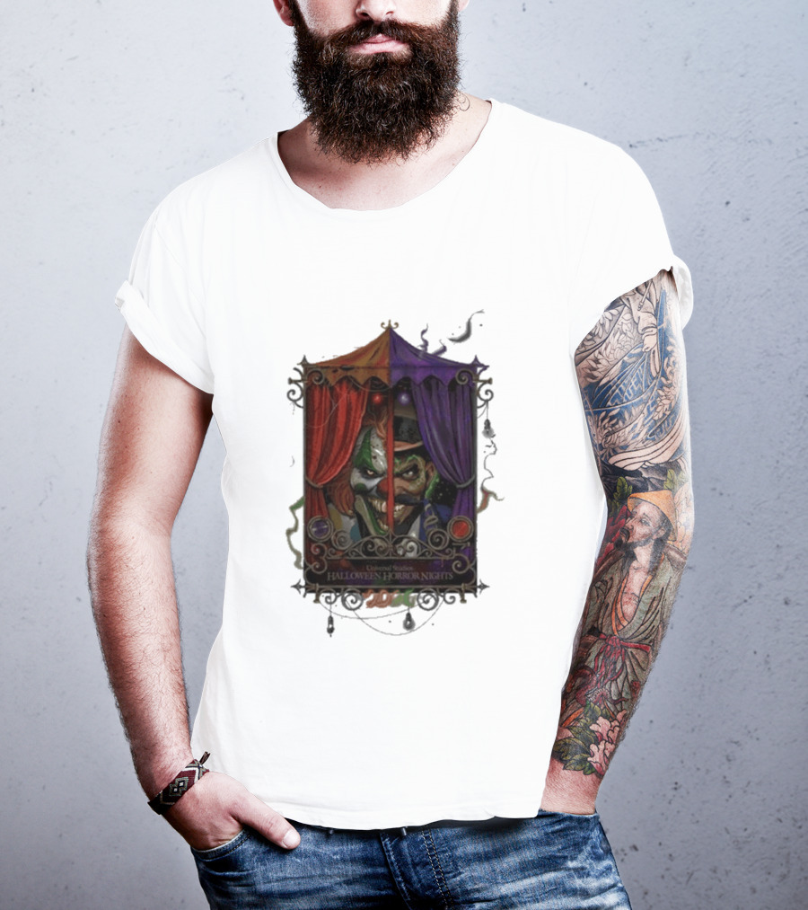 Universal Studios Halloween Horror Nights 2026 Dark Carnival Clown T-Shirt