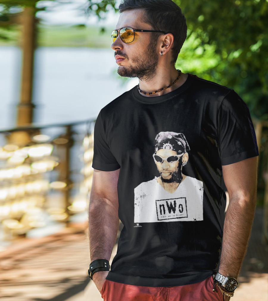 Dennis Rodman NWO New World Order Snow Wash T-Shirt