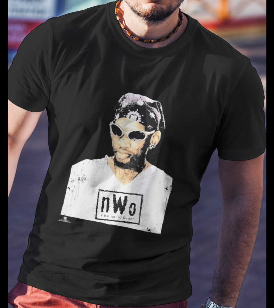 Dennis Rodman NWO New World Order Snow Wash T-Shirt