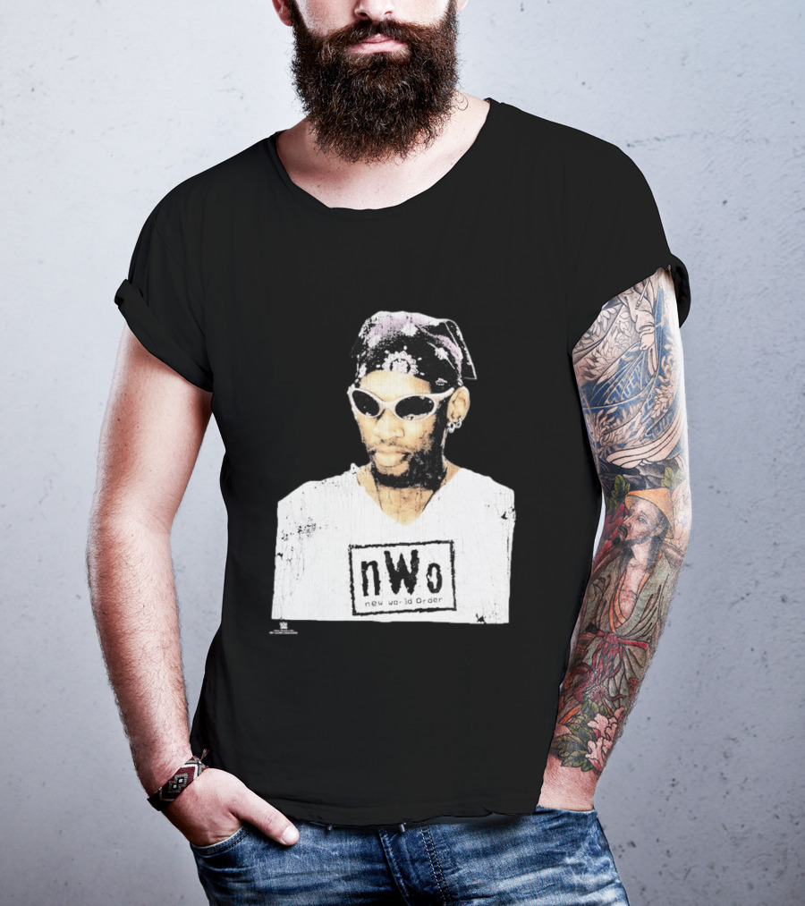 Dennis Rodman NWO New World Order Snow Wash T-Shirt