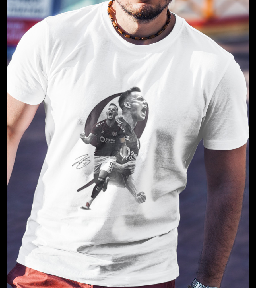 Shankland Series 1 Footballer Celebration Pose T-Shirt