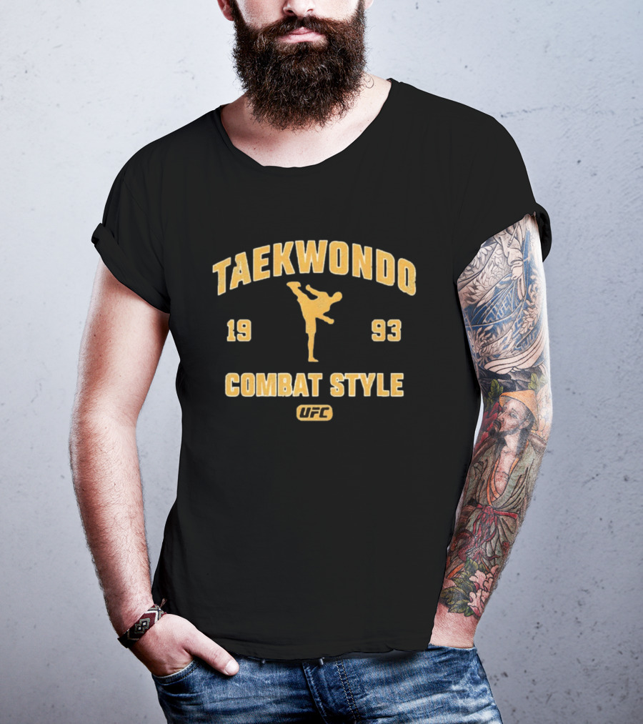 Taekwondo Combat Style UFC 1993 Retro Martial Arts Legend T-Shirt