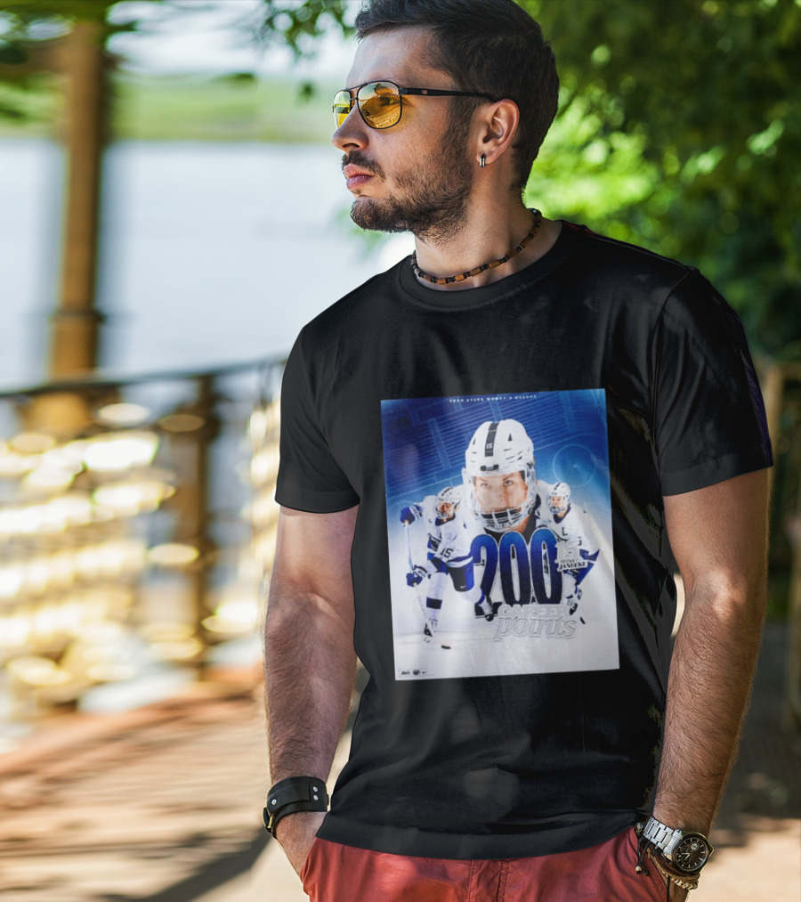 Penn State Women's Hockey Tessa Janecke 200 Career Points T-Shirt