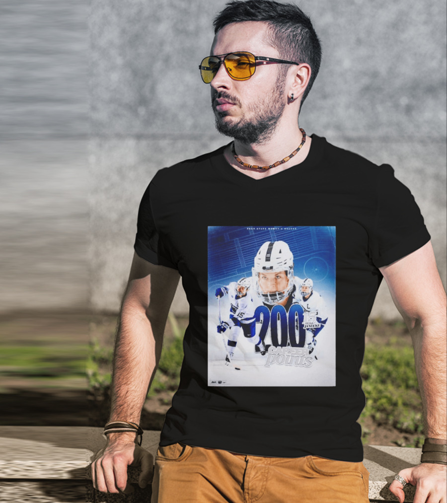 Penn State Women's Hockey Tessa Janecke 200 Career Points T-Shirt