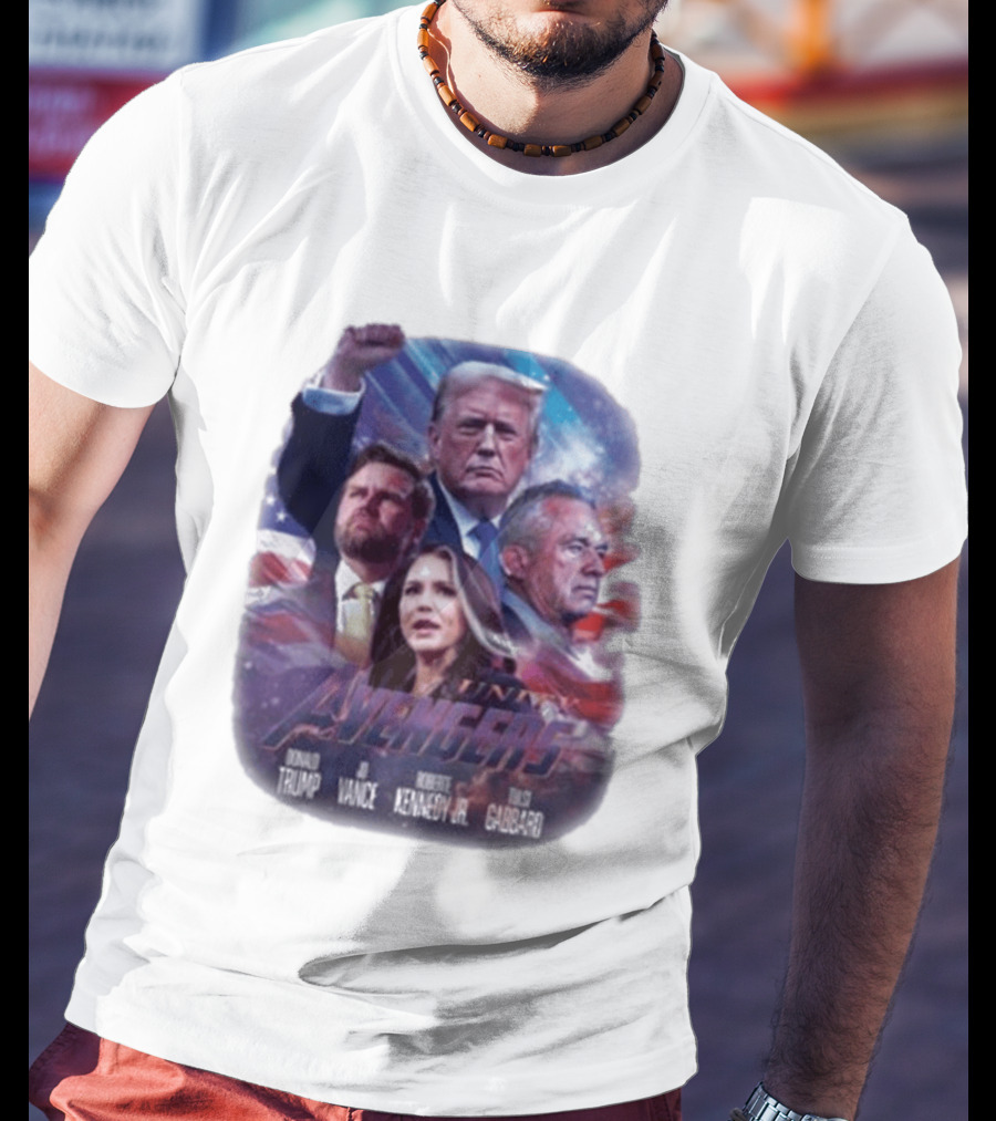 Unity Avengers Trump Vance Kennedy Jr Tulsi Gabbard T-Shirt