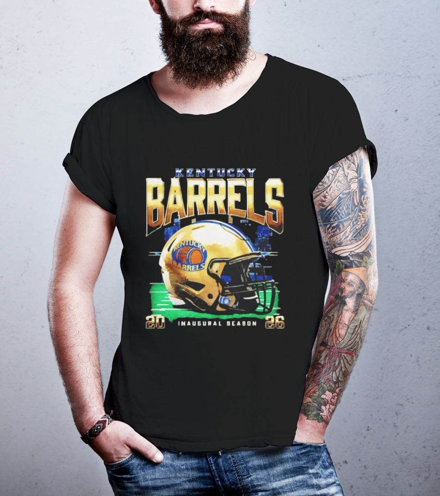 Kentucky Barrels 2026 Inaugural Season Helmet T-Shirt