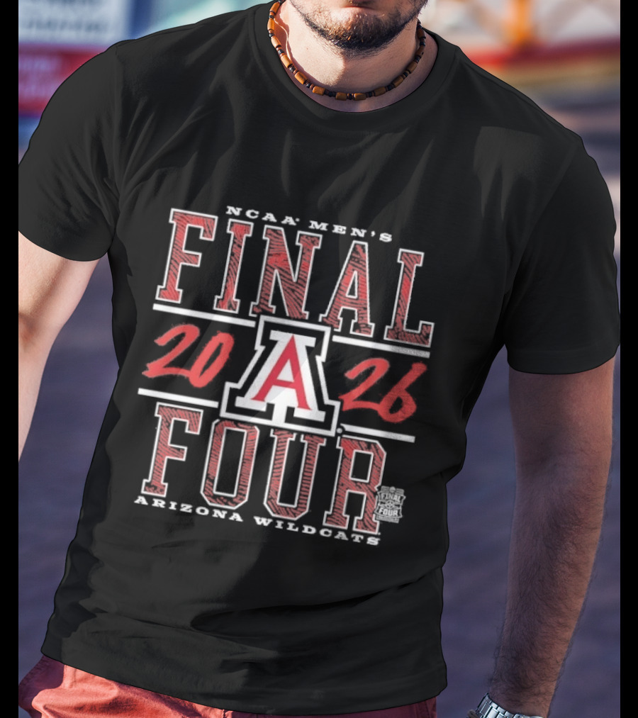 Arizona Wildcats NCAA Men's Final Four 2026 Basketball T-Shirt