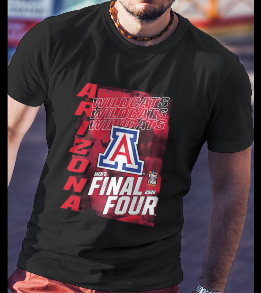 Arizona Wildcats 2026 Men's NCAA Final Four Basketball Tournament T-Shirt