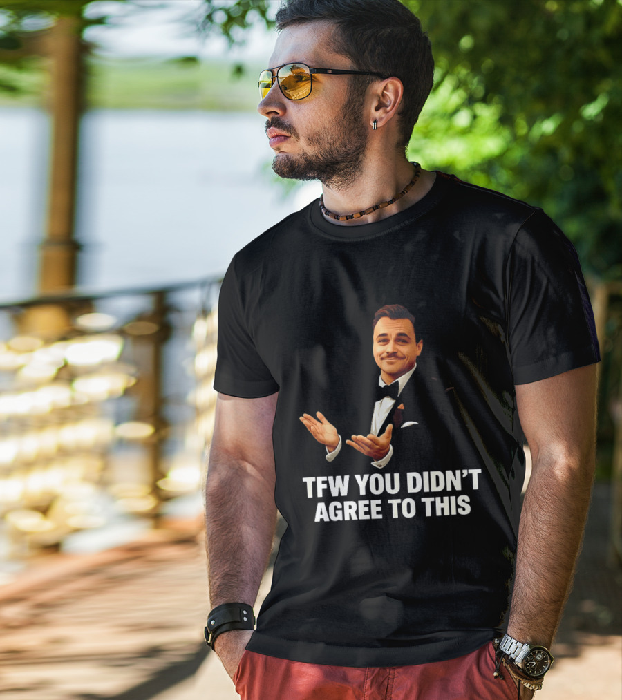 TFW You Didn't Agree To This Leonardo Style Suit Hands T-Shirt