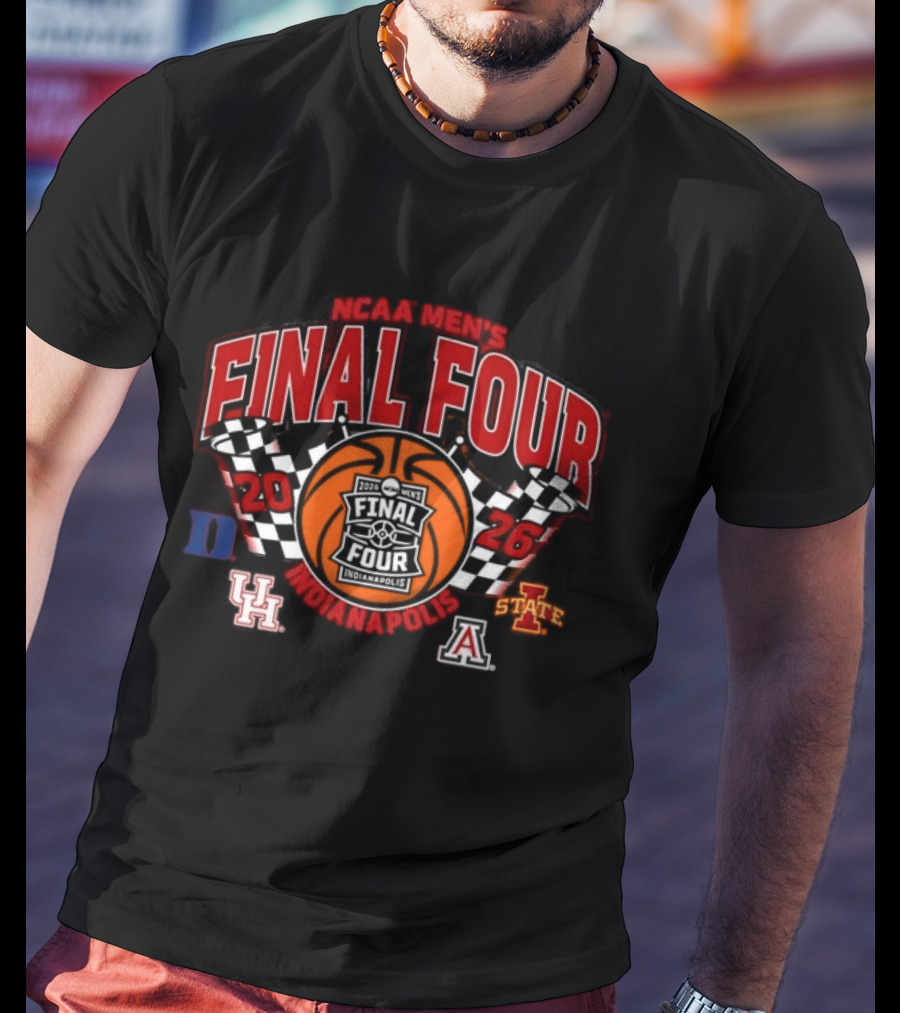 NCAA Men's Final Four 2026 Indianapolis Arizona Wildcats Basketball T-Shirt