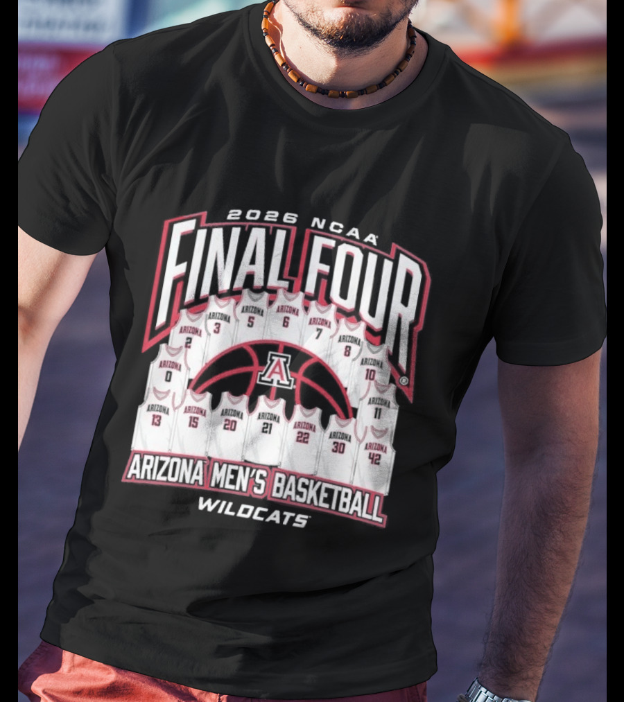 2026 NCAA Final Four Arizona Wildcats Men's Basketball T-Shirt