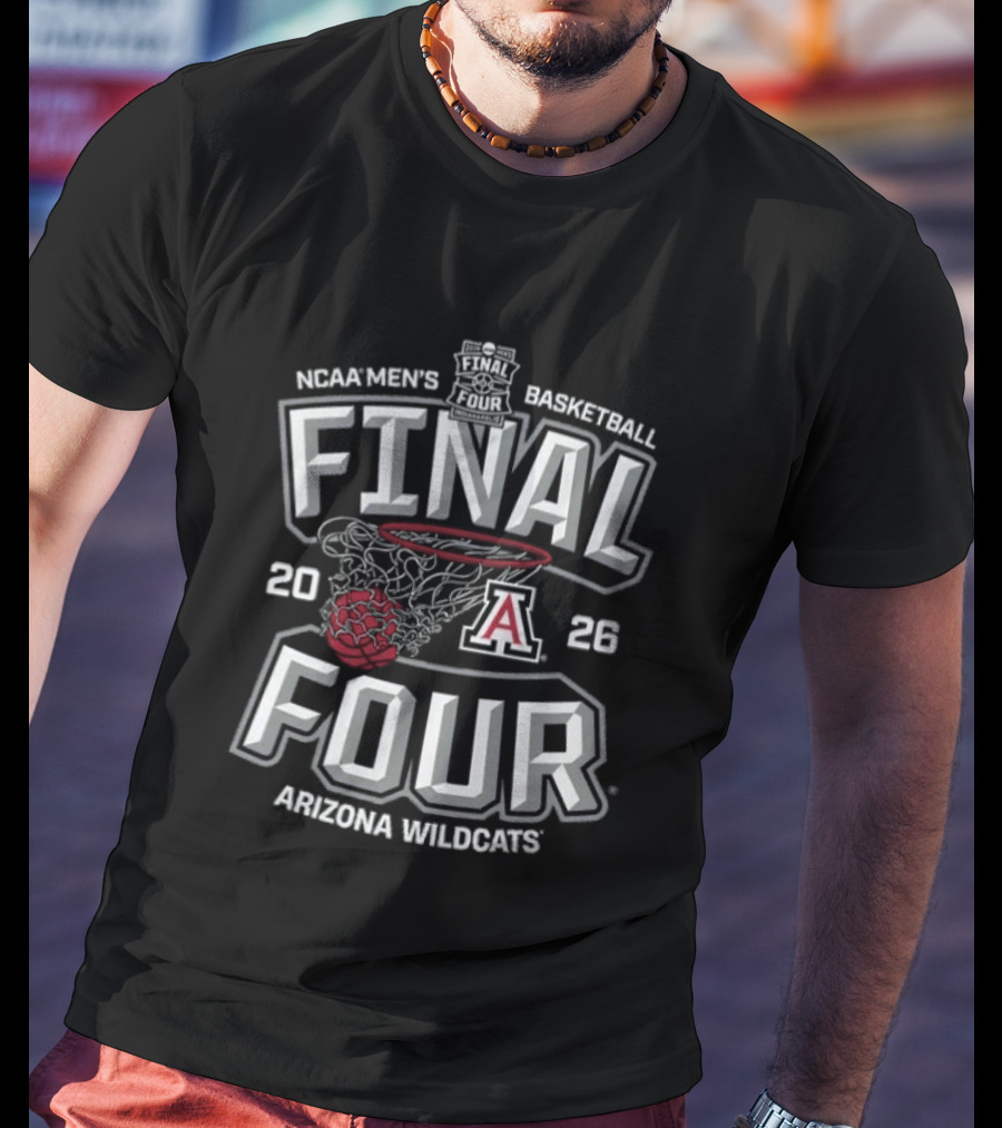NCAA Men's Basketball Final Four 2026 Arizona Wildcats T-Shirt