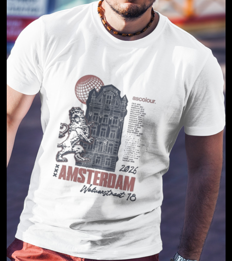 As Colour Amsterdam Opening 2016 Event Lion Element Festival Listing T-Shirt