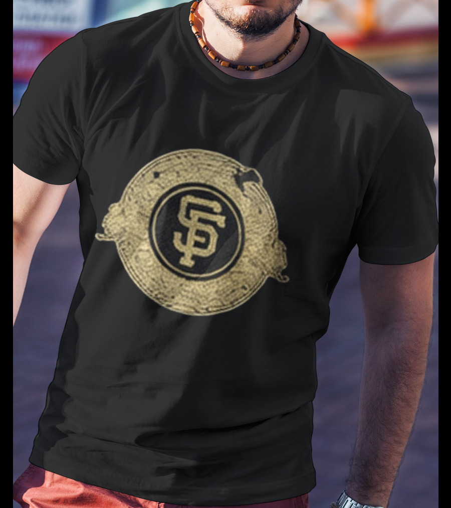 SF Giants Fourth Wing Night 2026 Giveaway SF Logo Baseball T-Shirt