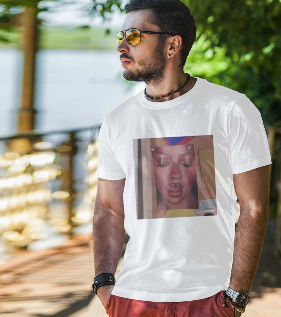 Candy Justine Skye Album Artwork With Portrait And Corkboard Accents T-Shirt