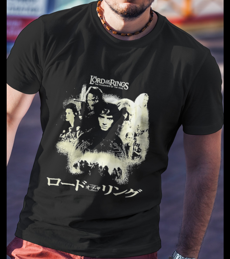 The Lord Of The Rings Fellowship Of The Ring Characters Japanese T-Shirt