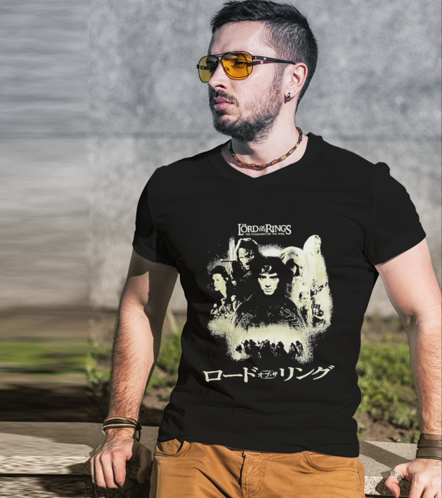 The Lord Of The Rings Fellowship Of The Ring Characters Japanese T-Shirt