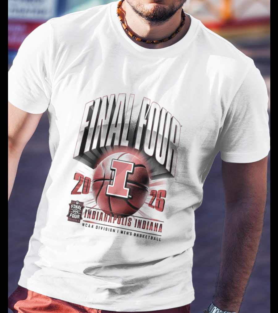 Final Four 2026 Illinois Fighting Illini NCAA Tournament March Madness Indianapolis T-Shirt