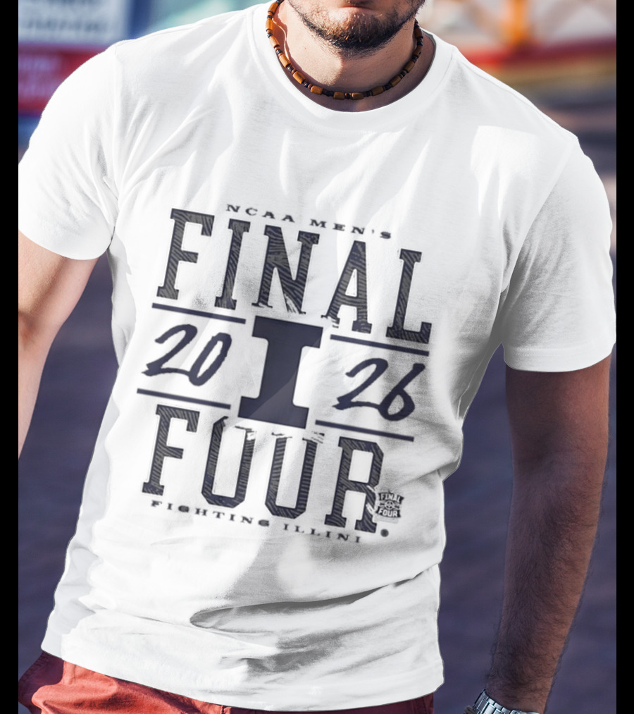NCAA Men's Final Four 2026 Fighting Illini Basketball T-Shirt