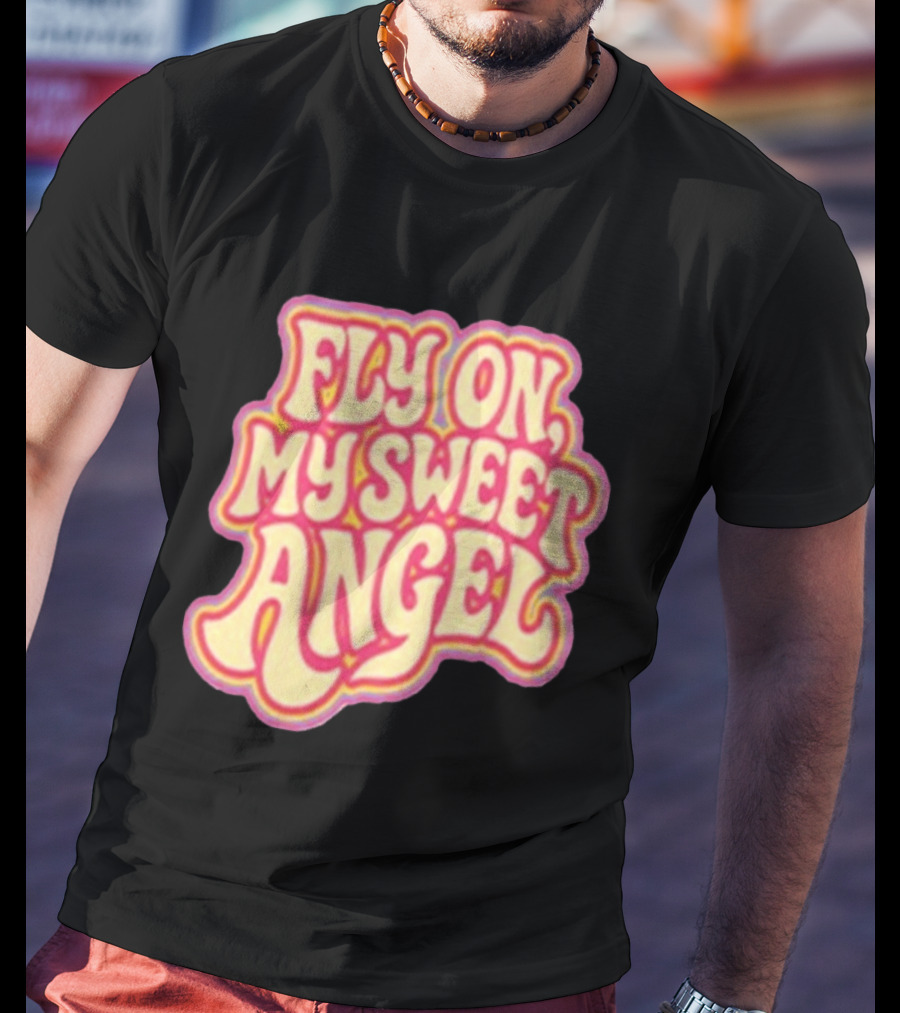Jimi Hendrix Signed Fly On My Sweet Angel Psychedelic T-Shirt