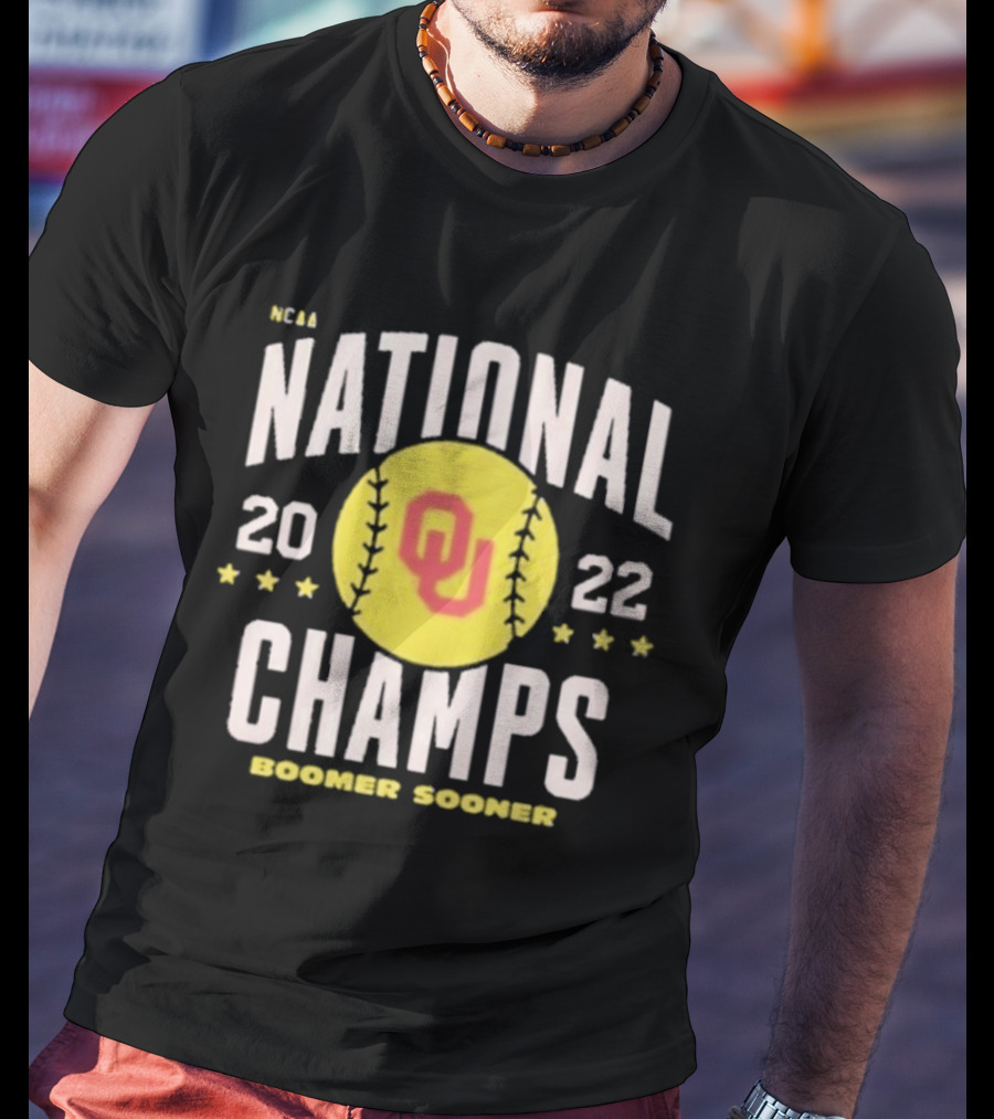 2022 Oklahoma National Champs Boomer Sooner OU Softball T-Shirt