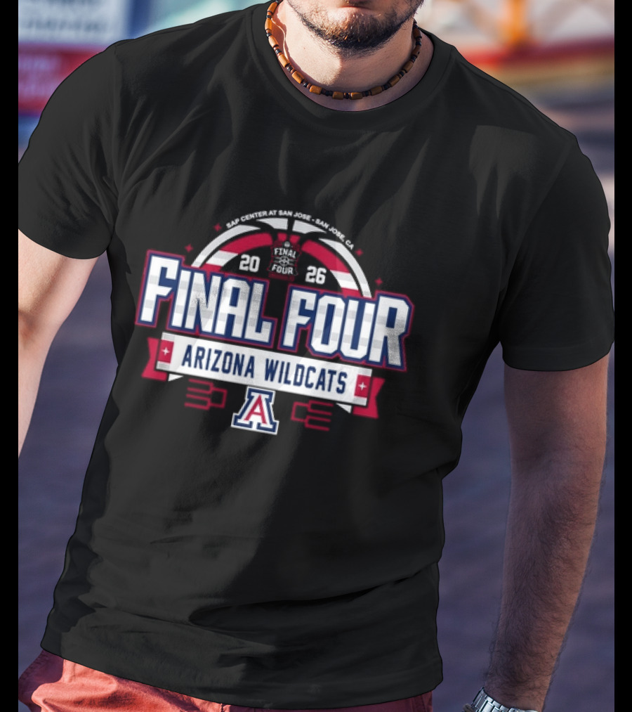 2026 Final Four Arizona Wildcats Basketball Tournament T-Shirt