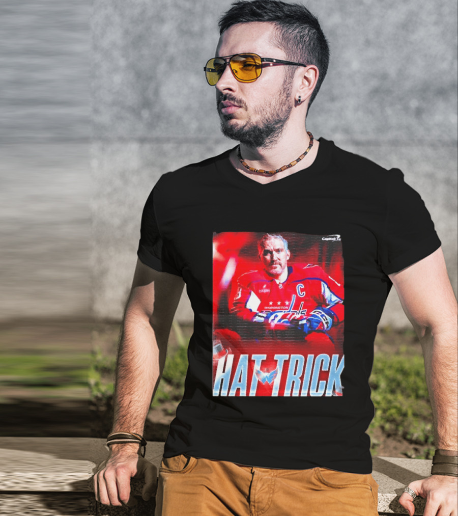 Alexander Ovechkin Washington Capitals Hat Trick Visionary Leadership T-Shirt