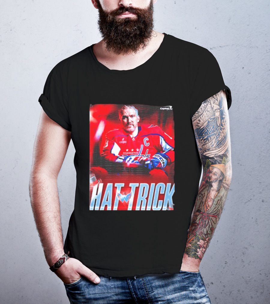 Alexander Ovechkin Washington Capitals Hat Trick Visionary Leadership T-Shirt