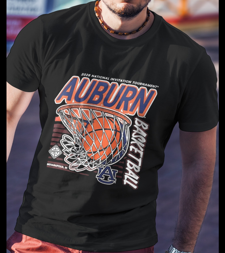 2026 National Invitation Tournament Auburn Basketball Indianapolis T-Shirt