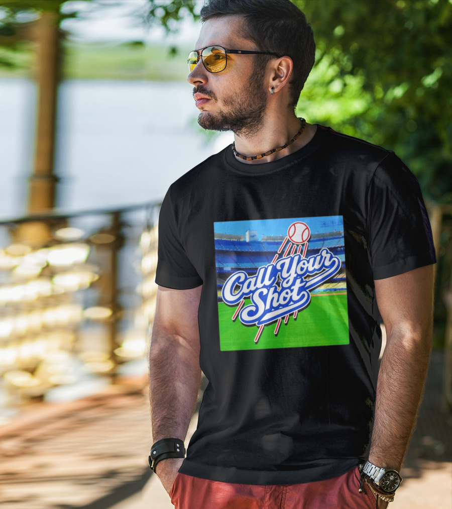 Call Your Shot Los Angeles Dodgers Stadium Baseball T-Shirt