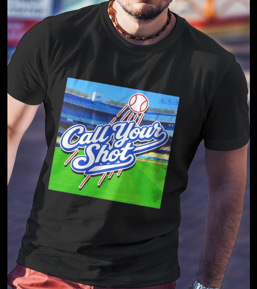Call Your Shot Los Angeles Dodgers Stadium Baseball T-Shirt