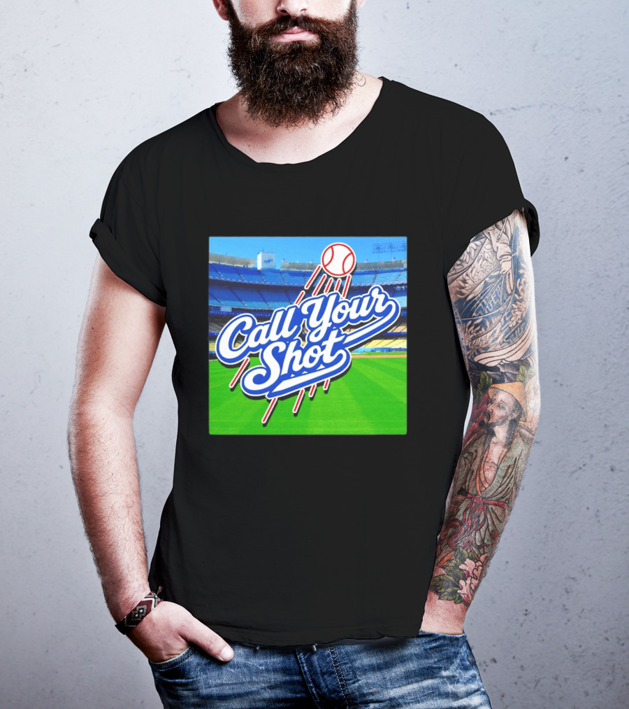 Call Your Shot Los Angeles Dodgers Stadium Baseball T-Shirt