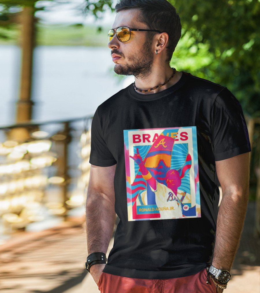 Ronald Acuña Jr OF Braves Atlanta Baseball T-Shirt