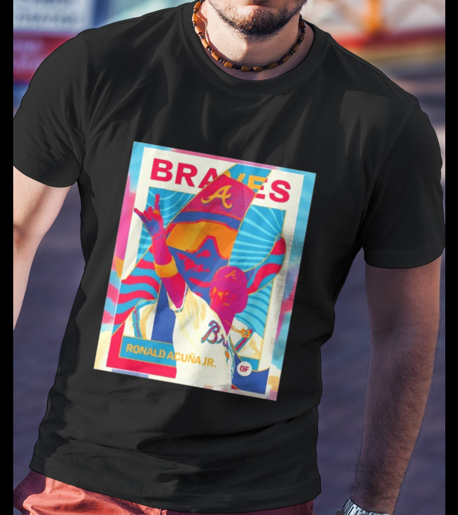 Ronald Acuña Jr OF Braves Atlanta Baseball T-Shirt