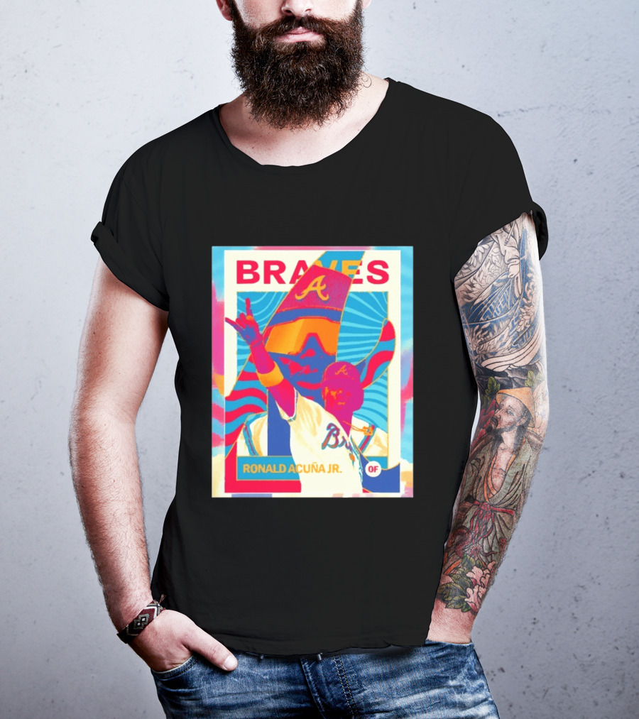 Ronald Acuña Jr OF Braves Atlanta Baseball T-Shirt
