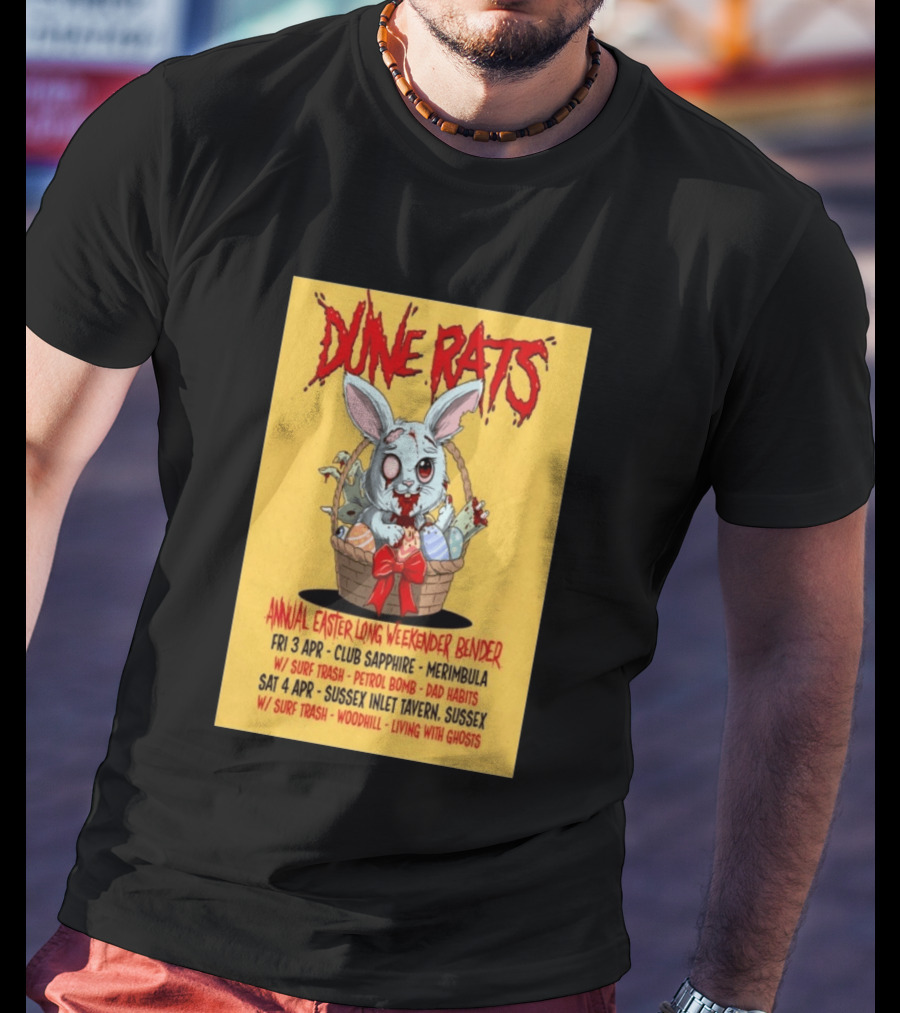 Dune Rats Apr 3 2026 Club Sapphire In Merimbula Australia T-Shirt