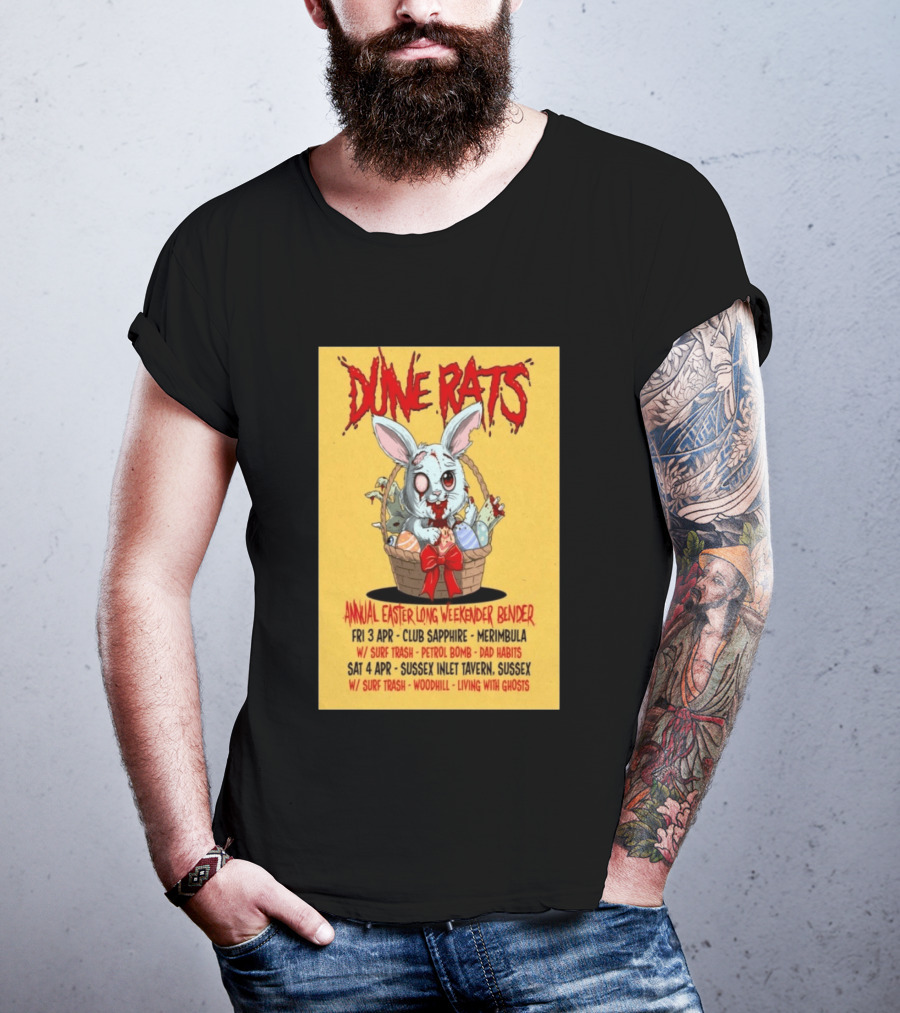Dune Rats Apr 3 2026 Club Sapphire In Merimbula Australia T-Shirt